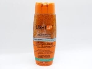 A bottle of light up hair color