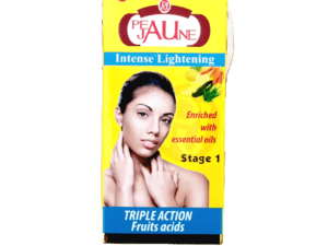 A picture of an advertisement for yau 's lightening cream.