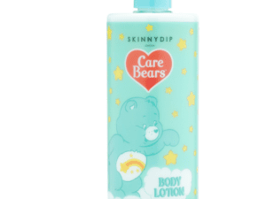 A bottle of care bears body lotion.
