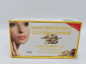 Savon Teint Diamant Glutathione Comprimé Super Éclaircissant Soap 250g