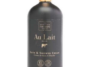Scottish Fine Soaps Au Lait Noir Bath & Shower Gel – Luxurious Cleansing Milk for Silky Skin (750ml)